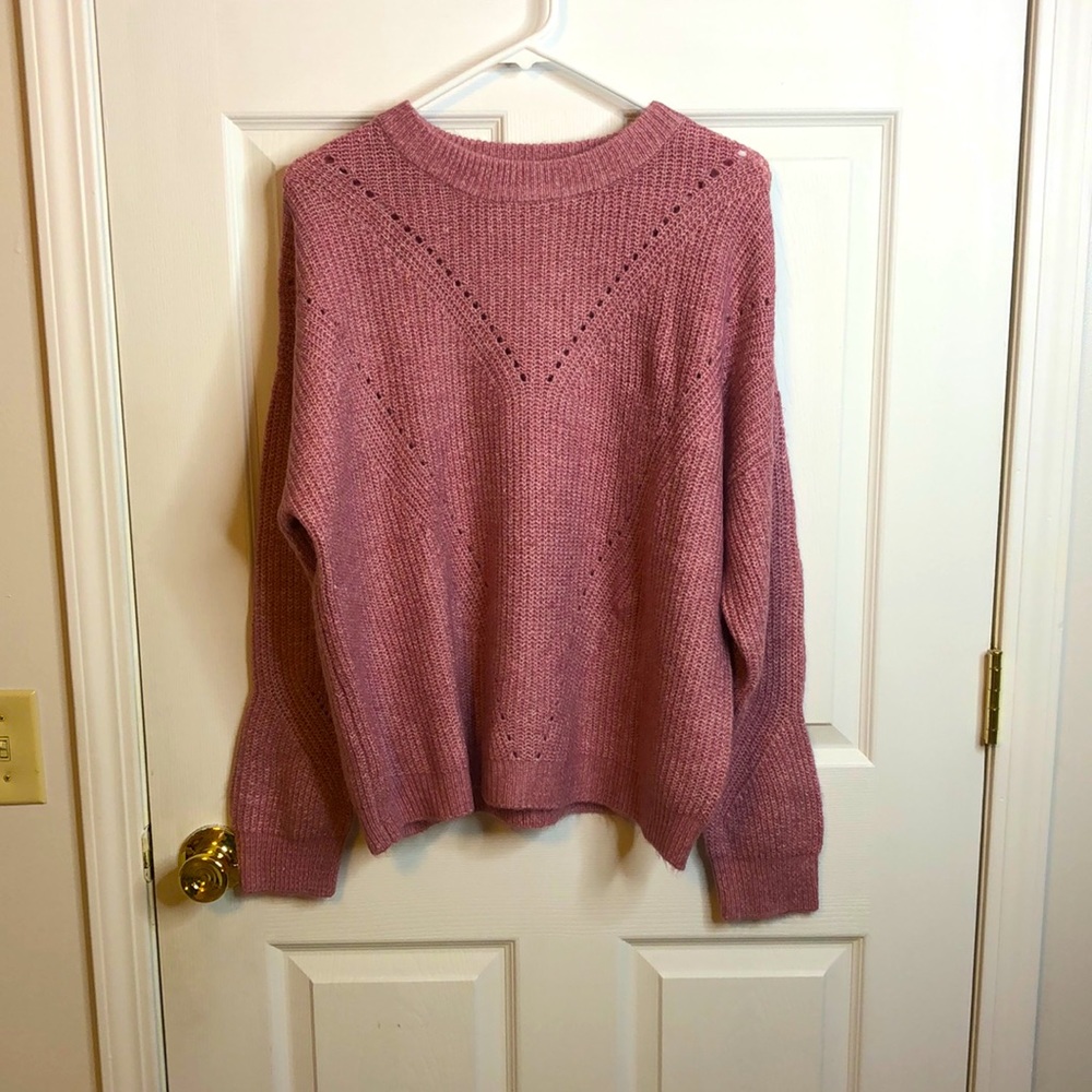 Pink sweater